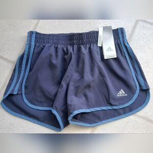Adidas Women's 3 Inch Running Shorts In  Shadow Navy NWT